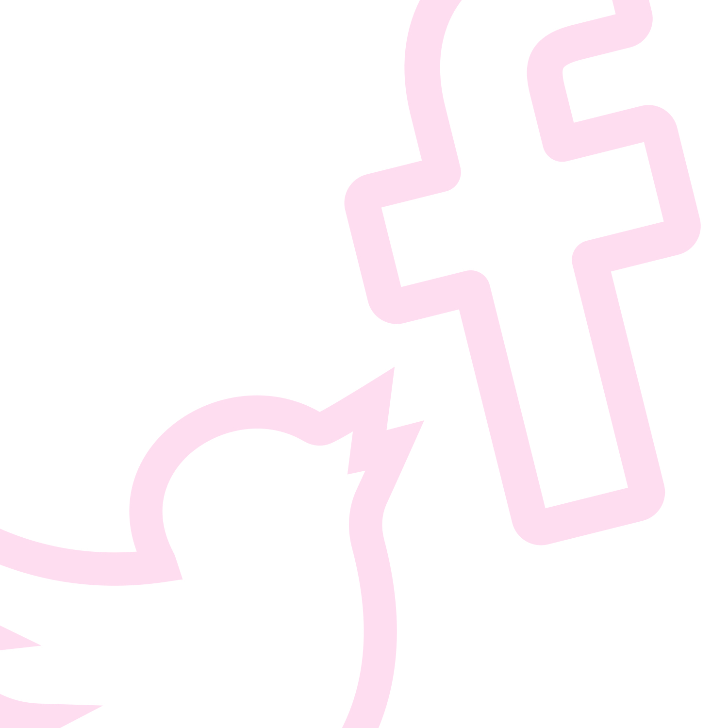 Multiple social media icon