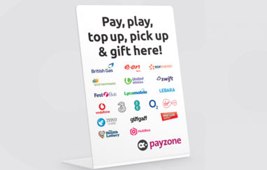 Payzone services offered sign