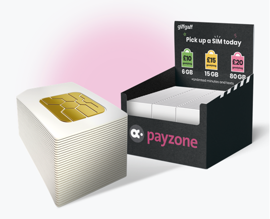 Payzone sim cards 