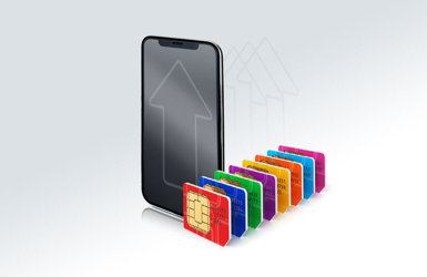 Mobile phone sim cards