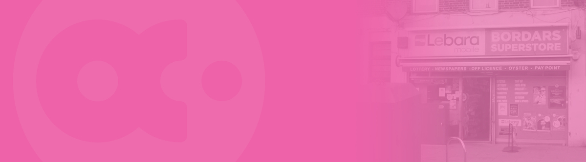 Payzone logo and Lebara mobile store 