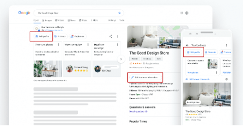 Google search results page